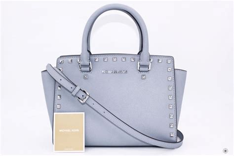 michael kors dusty blue satchel|Satchels .